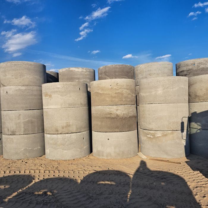 Кольца беттонные для септика и фундаментные блоки в Кордае.