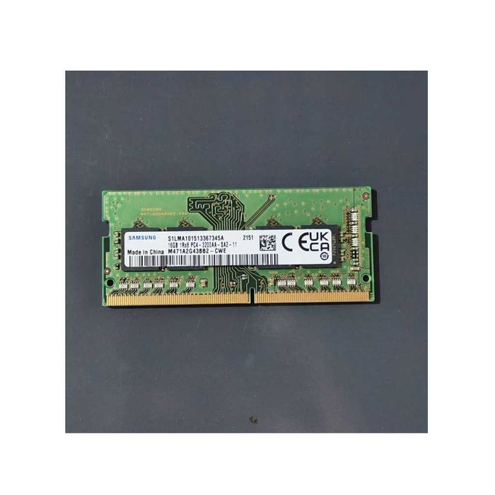 Memorie RAM DDR4 Laptop SODIMM Samsung 16GB (1 x 16GB) 3200MHz 1Rx8 - Testate, perfect functionale