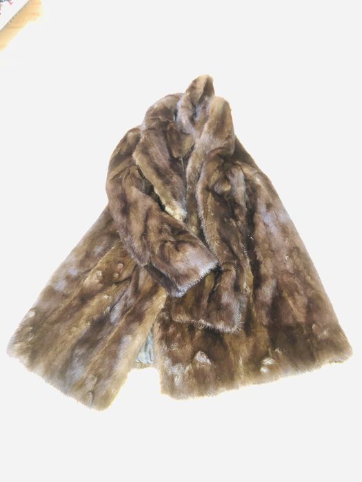 Палто естествен косъм