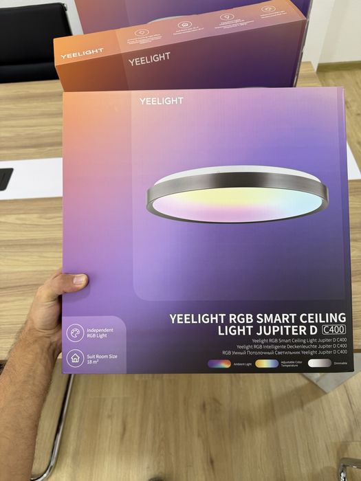 Умный потолочный светильник Yeelight Jupiter D C400 | RGB | Wi-Fi