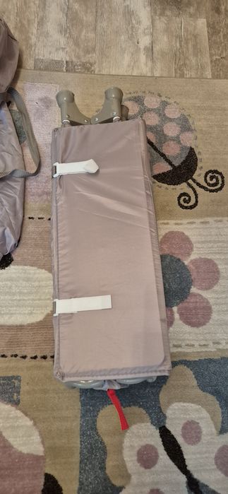 Детска бебешка сгъваема кашара легло с луксозен матрак