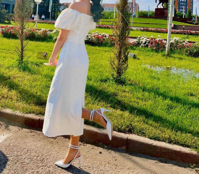 Белые туфли на выпускной
