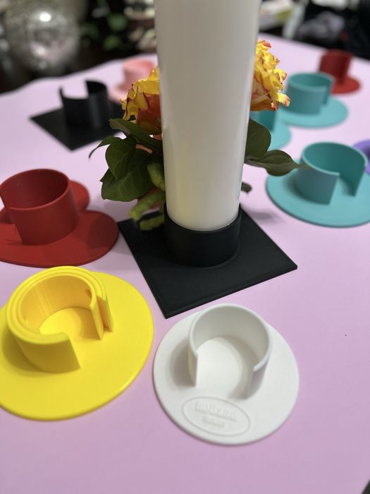 Suport 3 in 1 pentru lumanari stalp