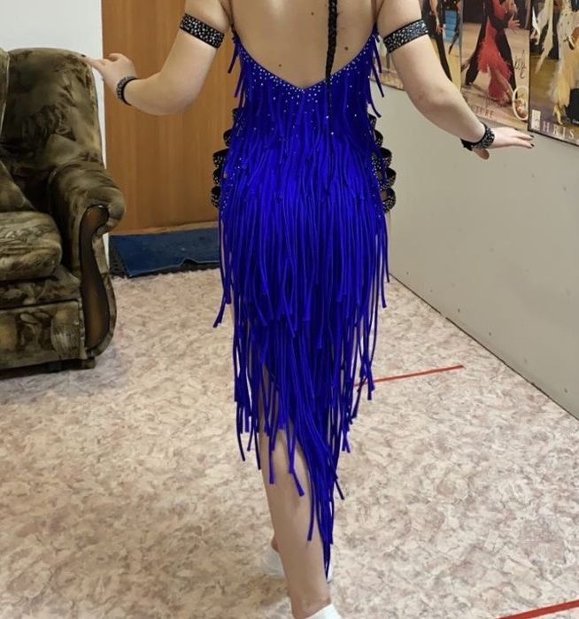 Платье латино для бальных танцев