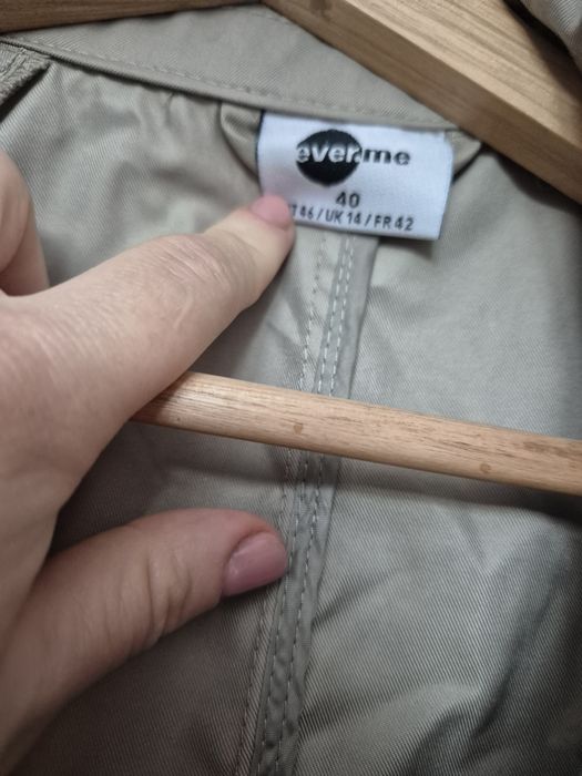 Шлифер М размер сив