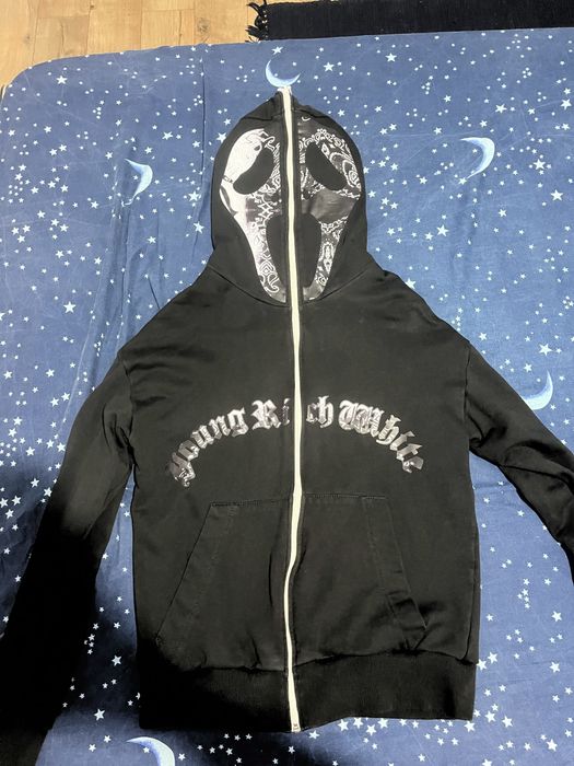 Vand hanorac Young Rich White Ghost Face
