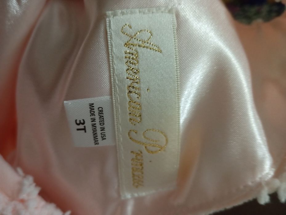 Лятна рокля за малка принцеса