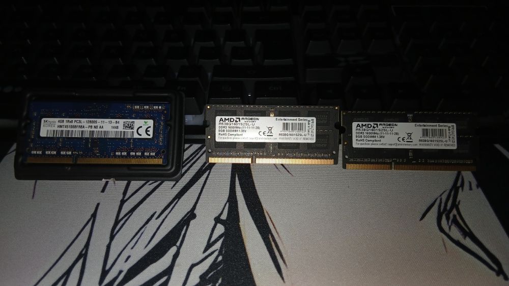 ОЗУ DDR 3 1600 MHz