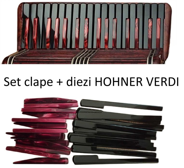Set clape cu diezi Hohner Verdi