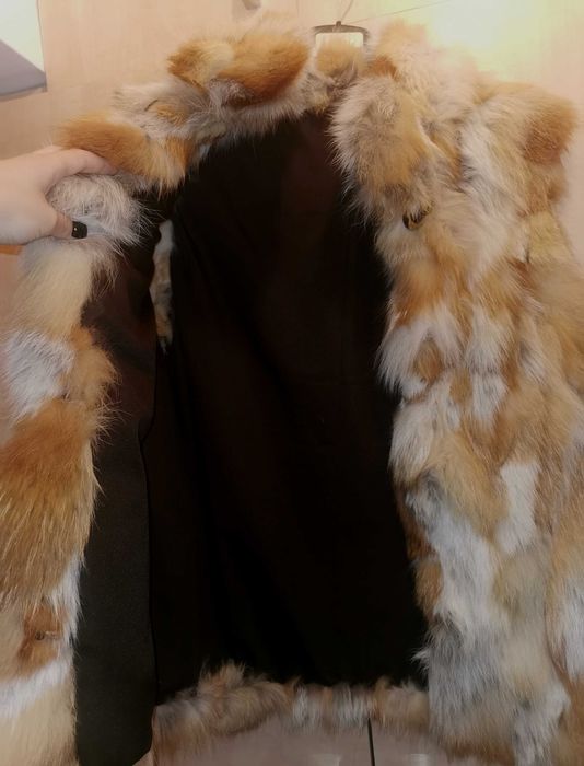 Vestă blană naturală de vulpe
