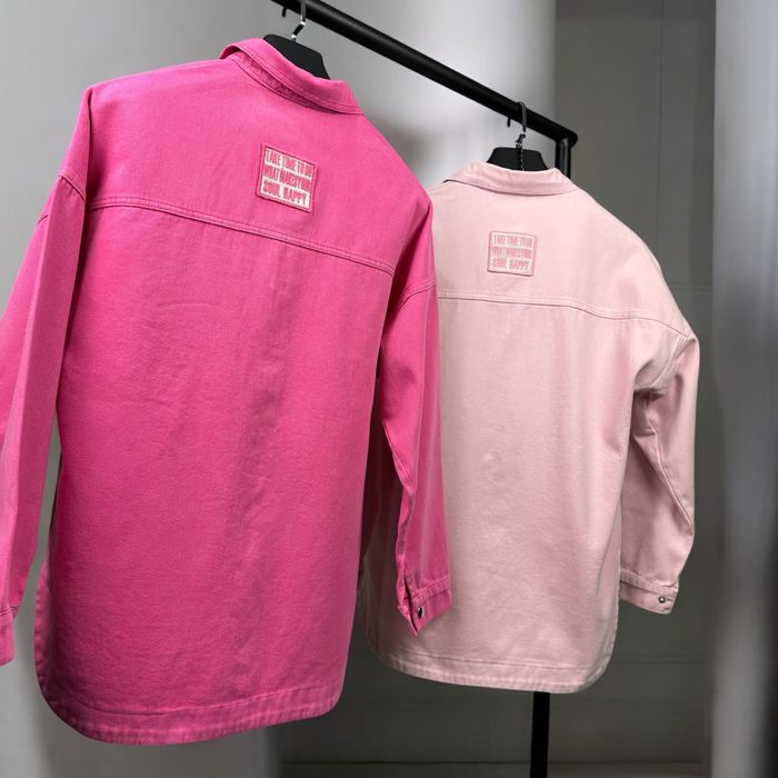 Дамска дълга дънкова риза - яке в 4 цвята