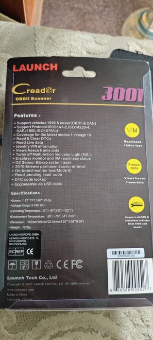 Launch 3001 obd scaner