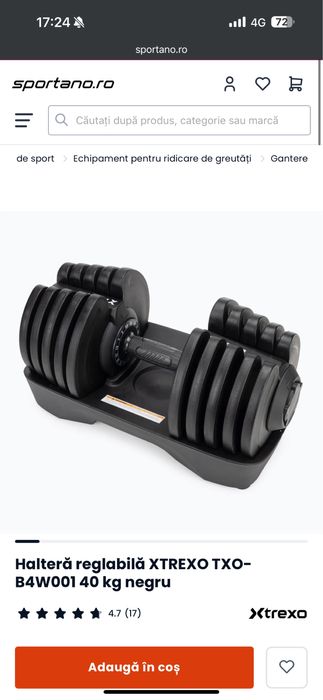 Gantere Trexo 40 kg X 2