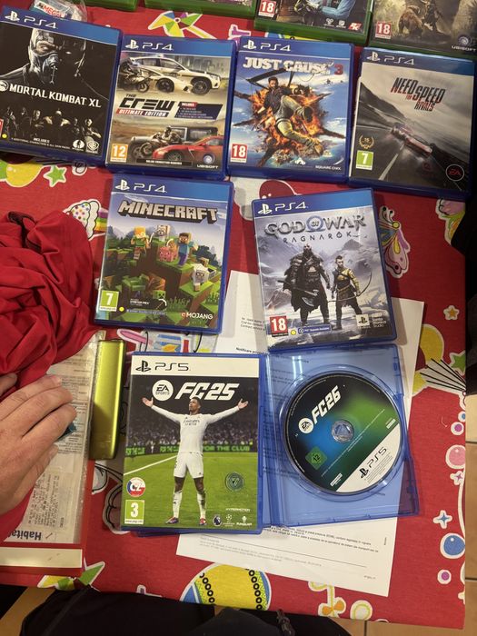 God of war Ragnarok Fc Fifa 25 26 PS 4 playstation 5