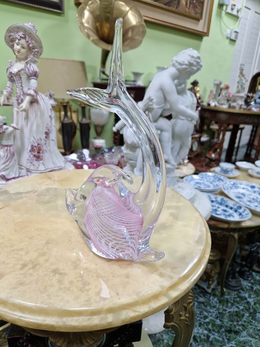 Превъзходна антикварна колекционерска риба Murano