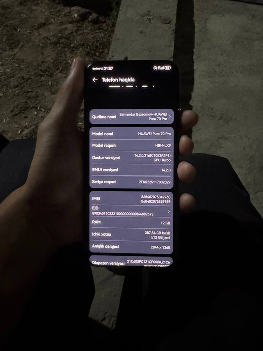 Huawei pura 70 pro