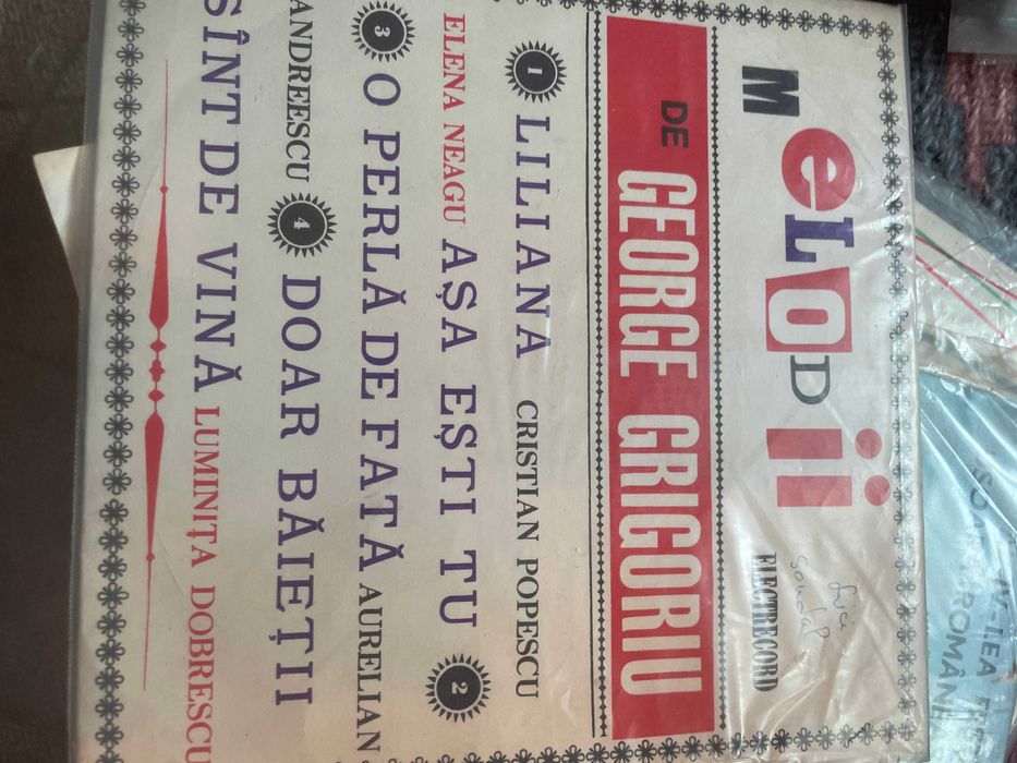 Discuri vinil  mzica usoara, italiana, romante, anii 70