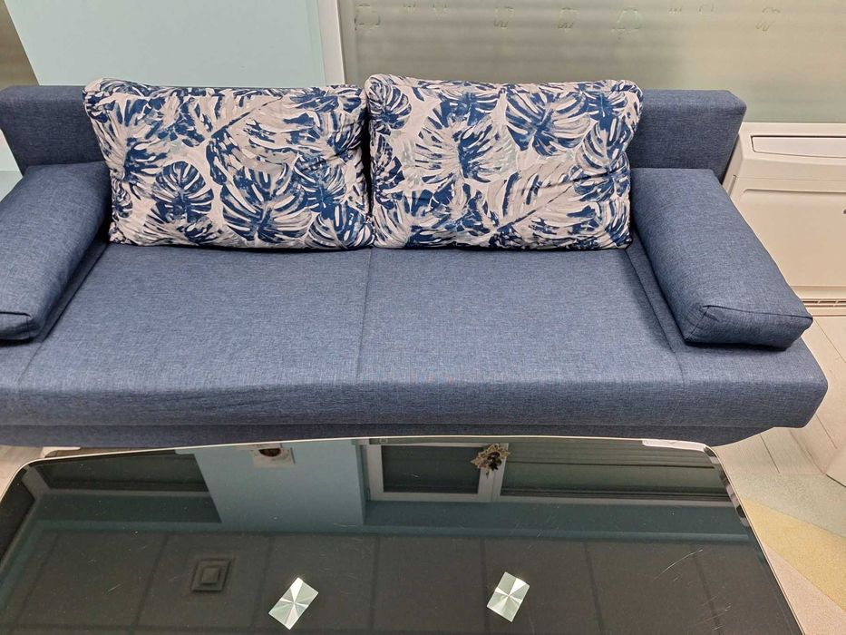 Диван текстил с функция сън