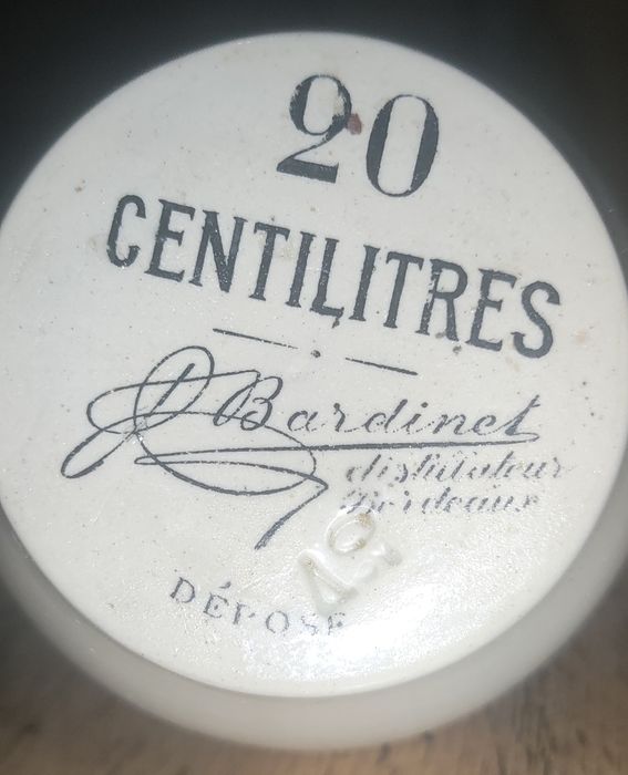 Шкатулка для бижутерии. Кувшин-бутыль  от бренди винтаж.Картина дерево