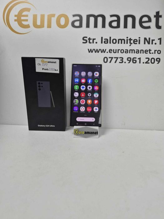 Telefon mobil Samsung Galaxy S24 Ultra, Dual SIM, 12GB RAM, -B-