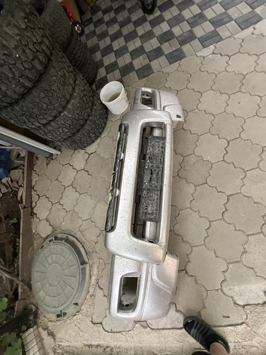 Бампер с губой (накладкой)