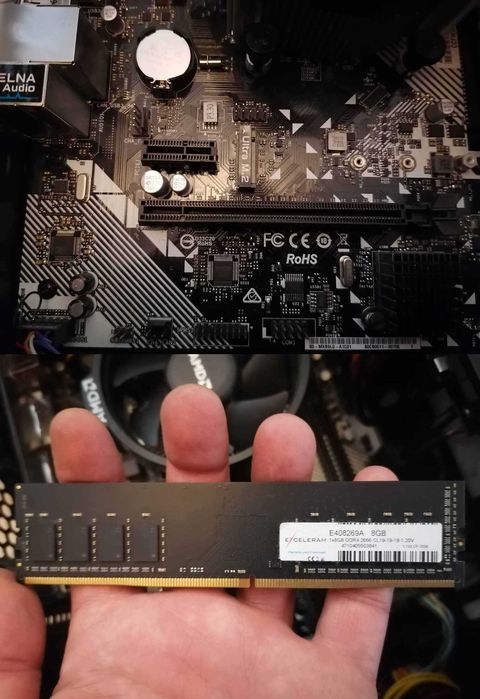 PC Gaming folosit Ryzen 5 2400G AMD Vega 11, 8gb ddr4, Segotep ssd hdd