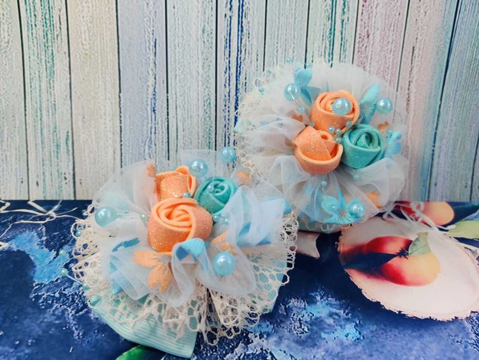 Бантики для волос, резинки для волос