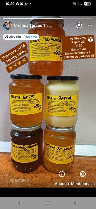 Miere rapita 100% naturala