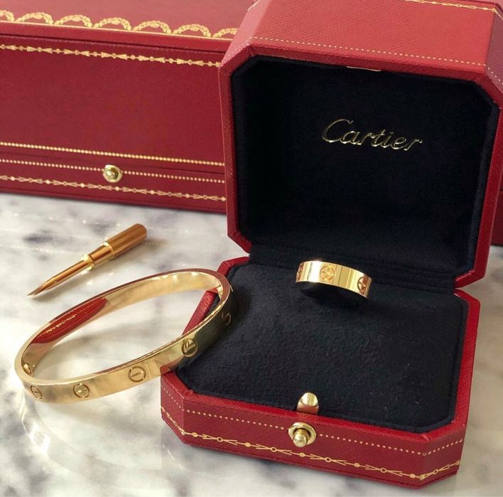 Brățară model Cartier LOVE gold 750