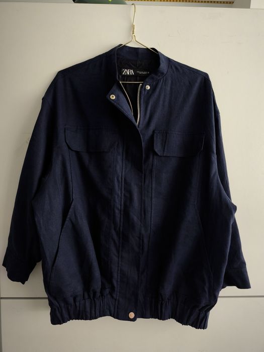 ZARA пролетен бомбър от лен р-р ХС