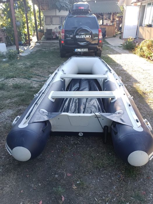 Vand barca honda 360+ motor yamaha 5cp+ sonar lowrange elite 7ti