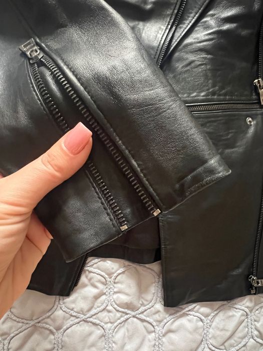 Кожено черно яке