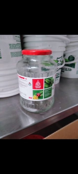 Стекляный   банки