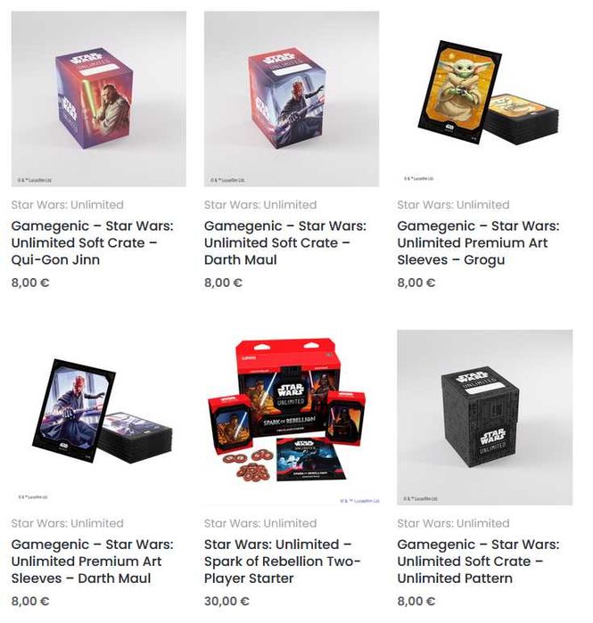 Flesh and Blood, Magic: The Gathering, Pokemon, Star Wars: Unlimited