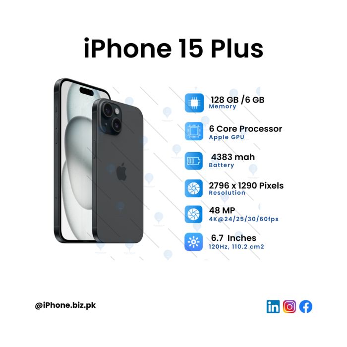 Iphone 15 plus 256гб