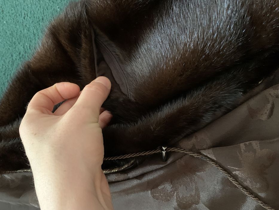 Haina blana naturala vizon / nurca S/M