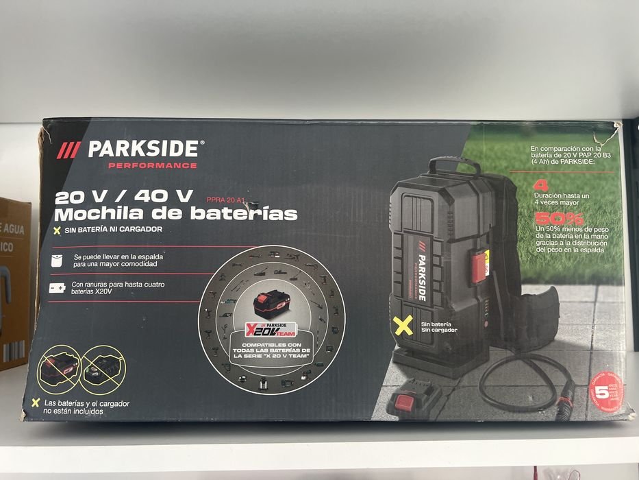 Rucsac pentru baterii Parkside Performance 20V / 40V