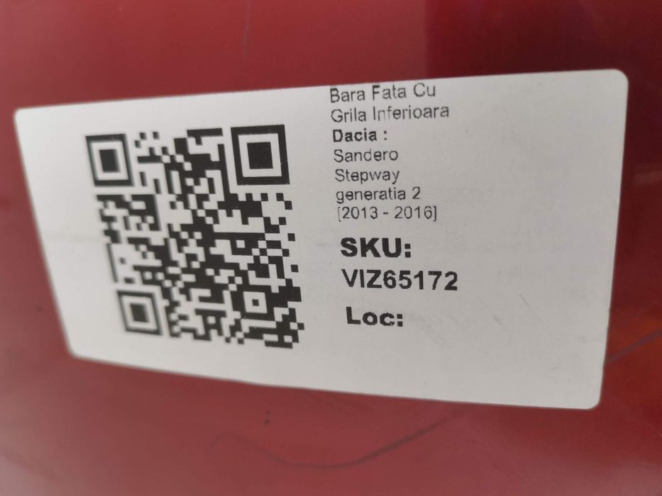 Предна броня с долна решетка Дачия Сандеро Степуей / Dacia Sandero Ste