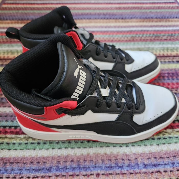 Pantofi sport mid-cut de piele ecologica PUMARebound JOY, 37