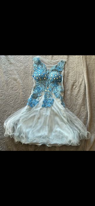 Официална рокля синя