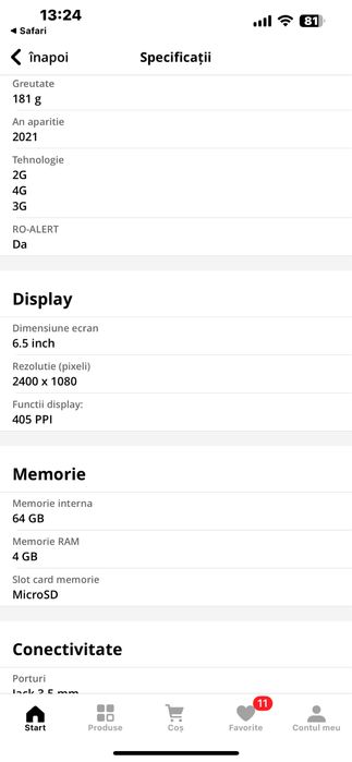 Xiaomi Redmi 10 64 gb gri