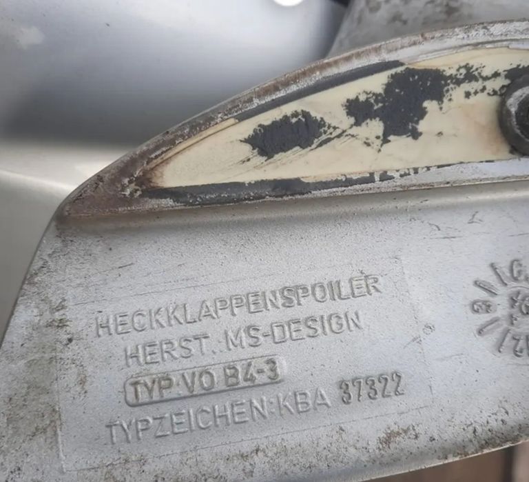 Спойлер MS Design AUDI 80 - 90  B4 - B3 Quattro Heckspoiler Original