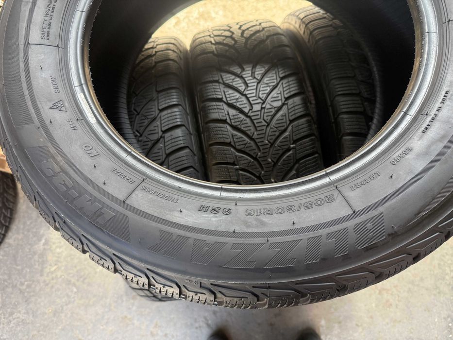 4x Anvelope Iarna 205/60 R16 M+S - Bridgestone Blizzak LM32 MO