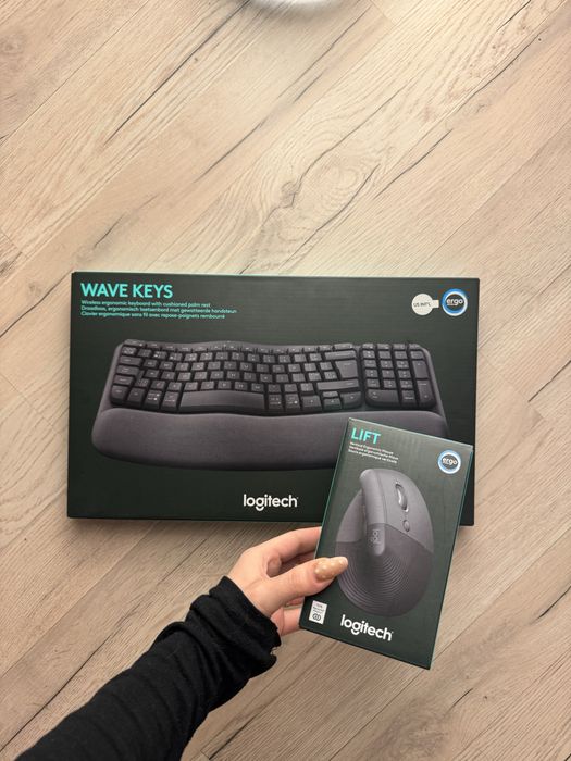 Kit Logitech Wave Keys + Mouse Lift (SIGILATE/NOI)