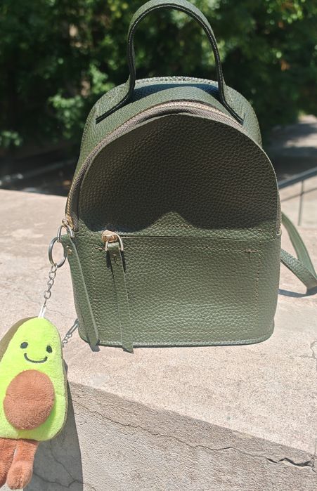 Маленький кожаный рюкзак Miniso