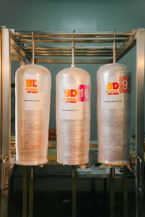 Lavash Doner goshti Kotlet Steyklar Naggets Kuriyniy sharik