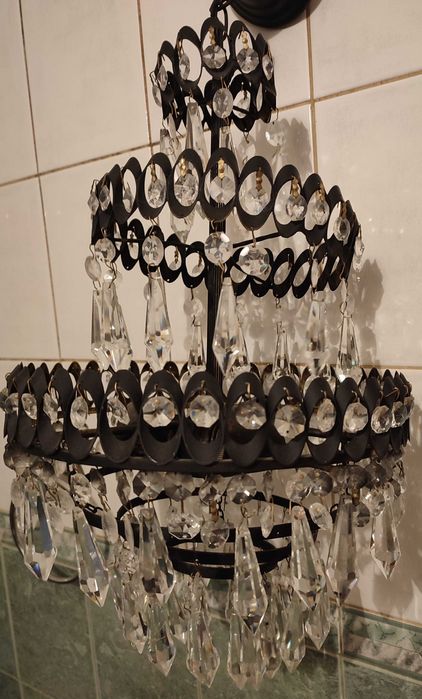 Старинен кристален полилей