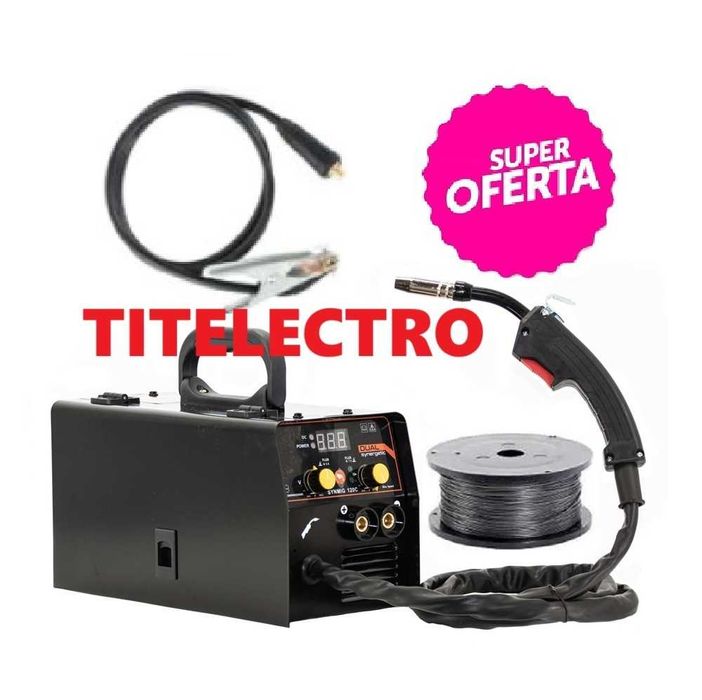 PROMOTIE Aparat sudura SYNMIG 120 Intensiv + sarma flux 0.8mm 1kg fara gaz