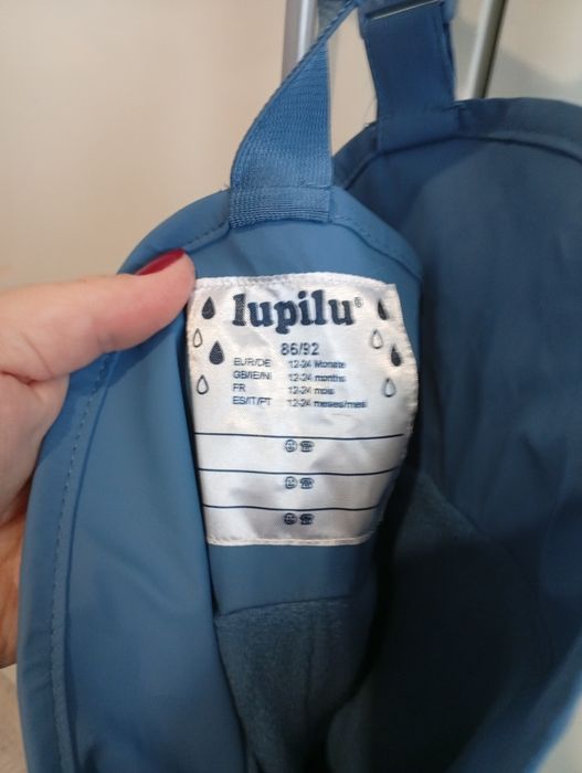 Pantaloni de ploaie ; impermeabil; marimea 86/92; nou; Lupilu