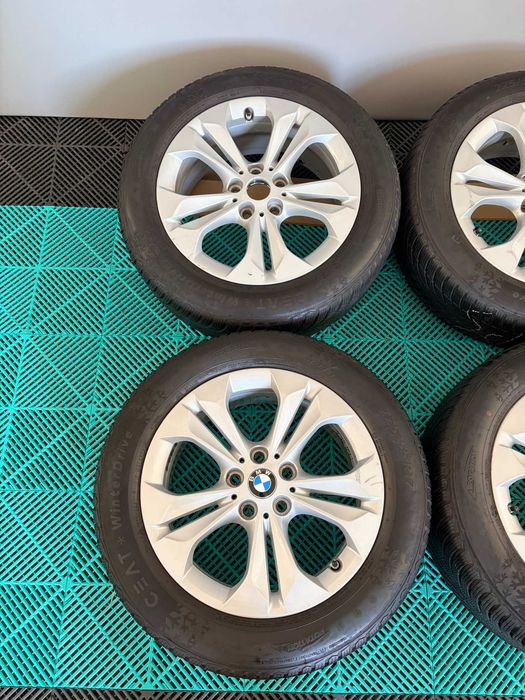 Jante cu anvelope vara 225 55 R17 Ceat Winterdrive dot23 9mm Bmw F48 F39 X1 X2 style 564 stare impecabila